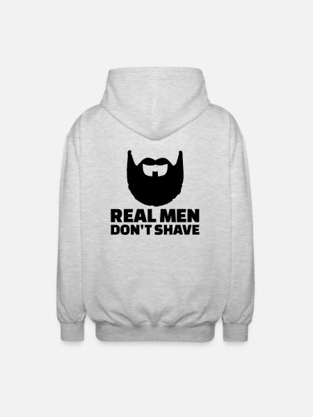Bart - Unisex Kapuzenjacke - Hellgrau meliert