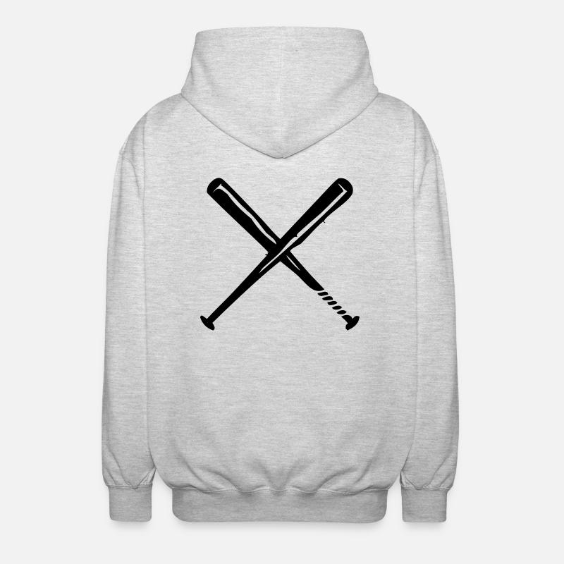 baseballschlaeger - Veste à capuche unisexe - gris clair chiné