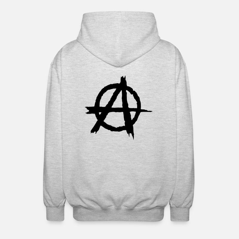 Anarchy - Unisex Hooded Jacket - light heather grey