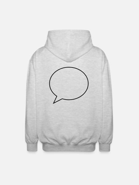 bubble - Unisex Hooded Jacket - light heather grey