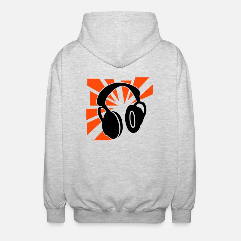 Son Explosé - Veste à capuche unisexe - gris clair chiné