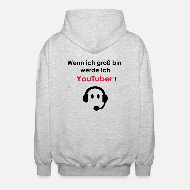 Onlinestar - Unisex Kapuzenjacke - Hellgrau meliert