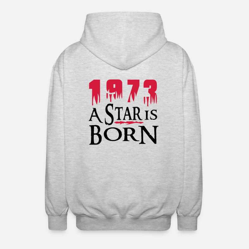 a_star_1973 - Veste à capuche unisexe - gris clair chiné