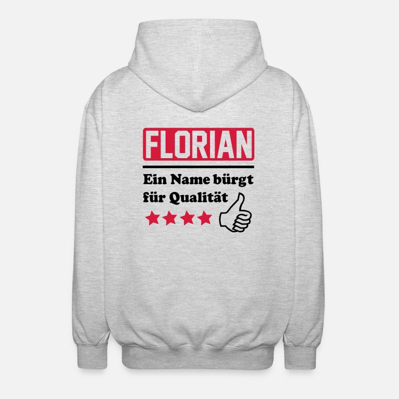 florian - Veste à capuche unisexe - gris clair chiné