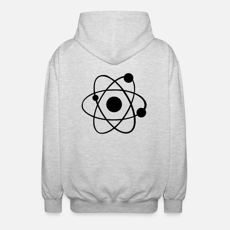 Atom - Unisex Kapuzenjacke - Hellgrau meliert