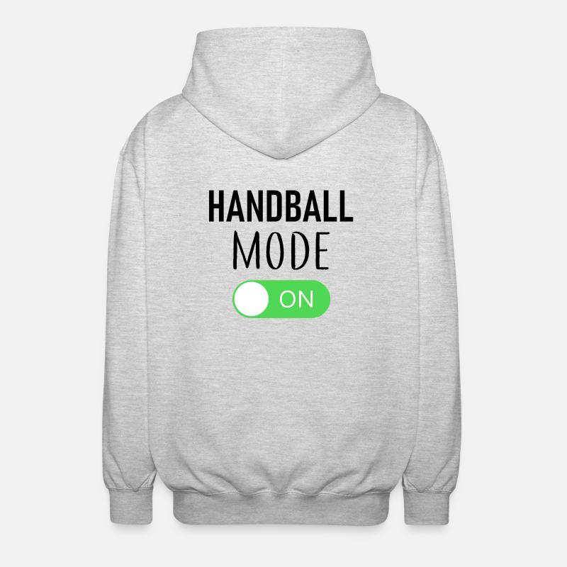 Mode handball aaa activé - Veste à capuche unisexe - gris clair chiné