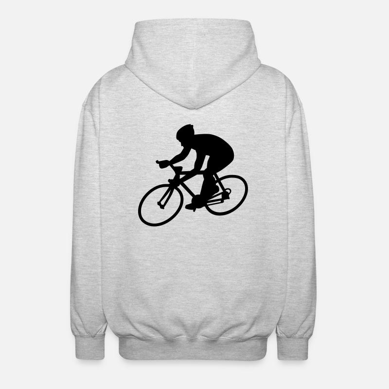 Cycling - Unisex Hooded Jacket - light heather grey