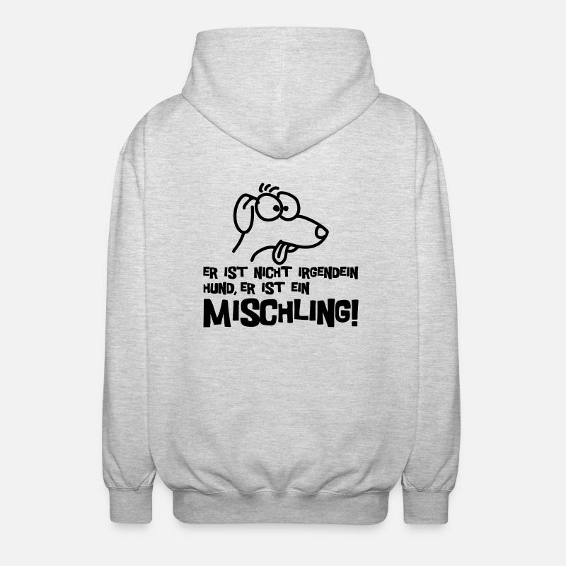 Mongrel - Unisex Hooded Jacket - light heather grey