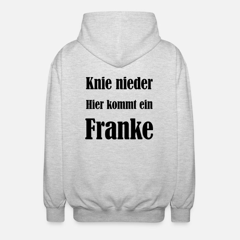 Franke - Unisex Kapuzenjacke - Hellgrau meliert