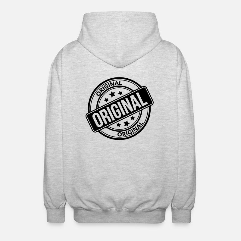Original - Unisex Hooded Jacket - light heather grey