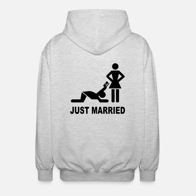 maries - Veste à capuche unisexe - gris clair chiné