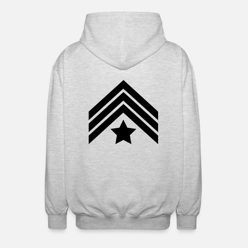 sergeant__f1 - Veste à capuche unisexe - gris clair chiné