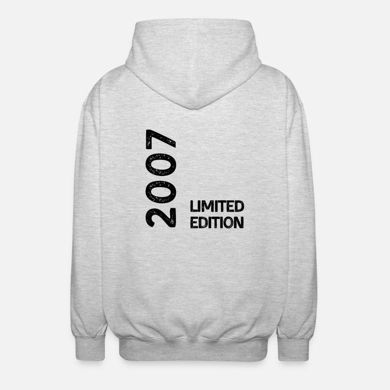 2007 limited edition - Veste à capuche unisexe - gris clair chiné