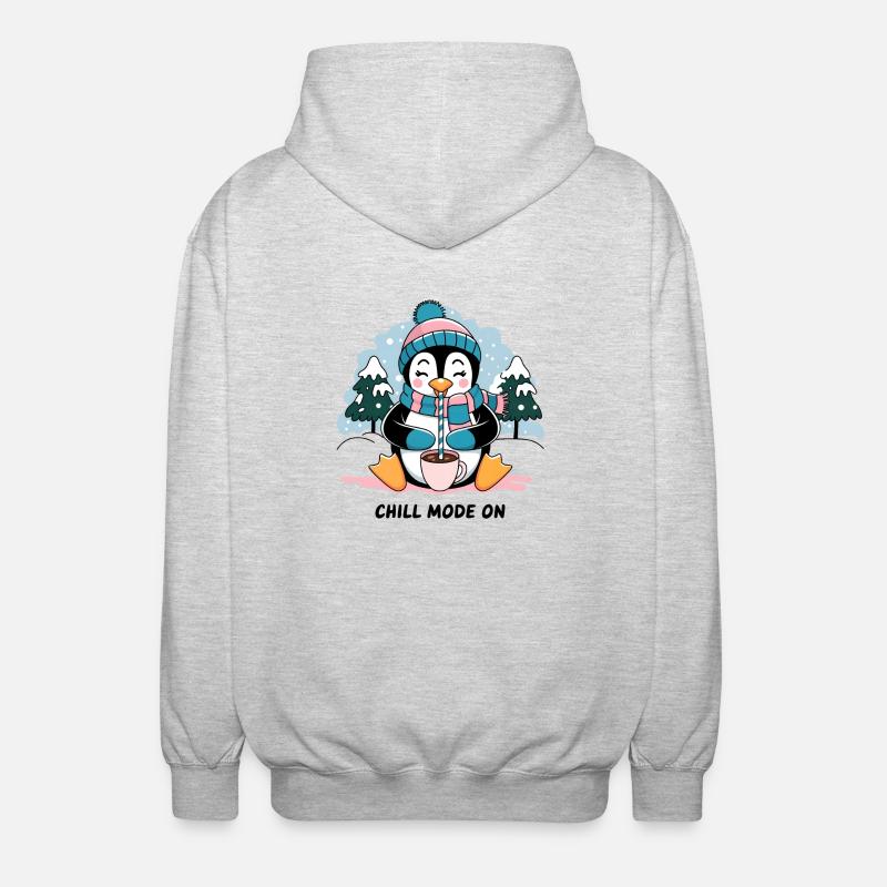Mode détente activé - Veste à capuche unisexe - gris clair chiné