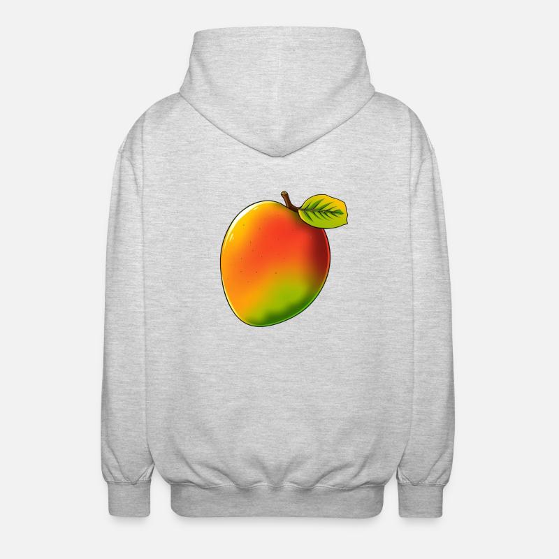 Mango - Comic Style - Unisex Hooded Jacket - light heather grey
