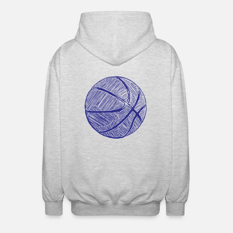BB Kulli - Unisex Kapuzenjacke - Hellgrau meliert
