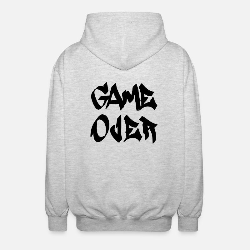 gameover - Veste à capuche unisexe - gris clair chiné
