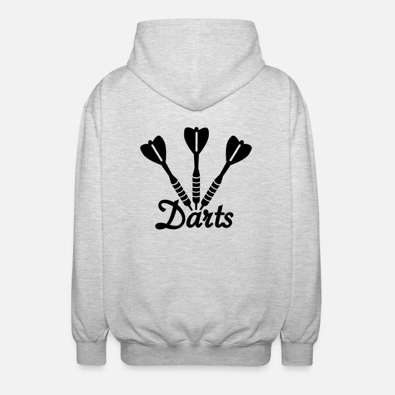 Jeu de fléchettes - Veste à capuche unisexe - gris clair chiné