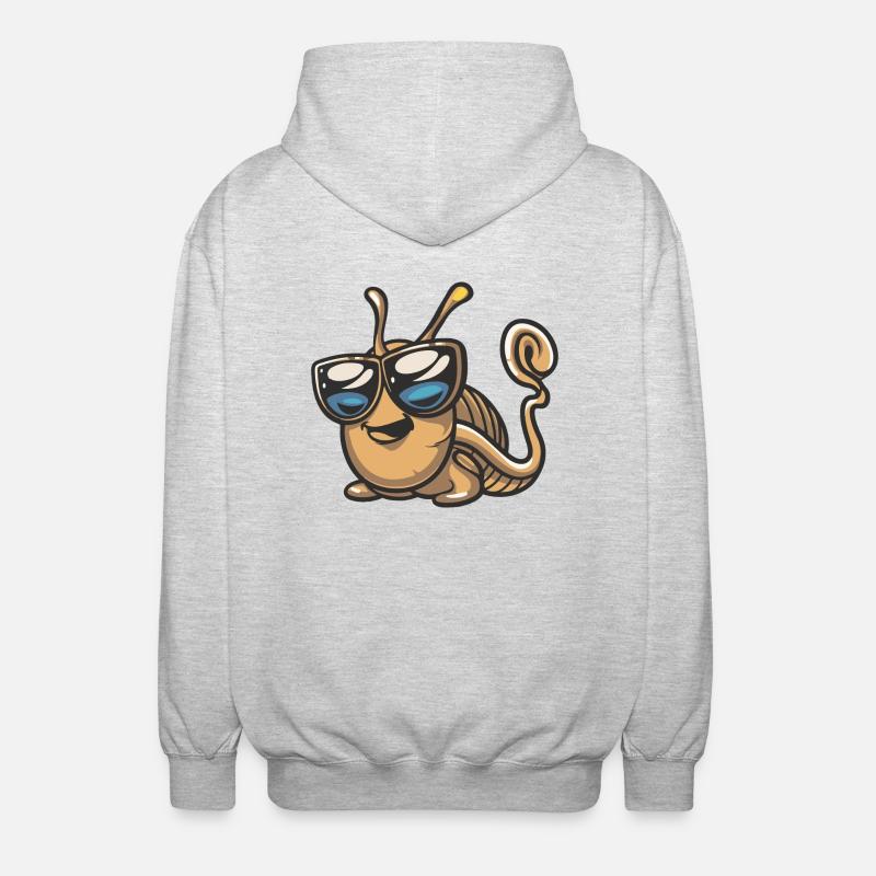 Schnecke Cool - Unisex Hooded Jacket - light heather grey