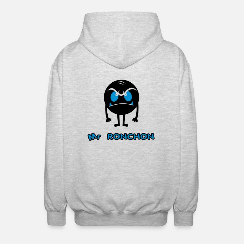 mr_ronchon - Veste à capuche unisexe - gris clair chiné