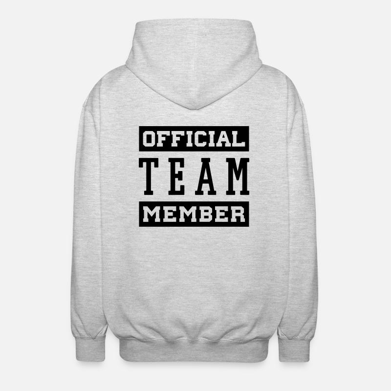 teammember - Veste à capuche unisexe - gris clair chiné