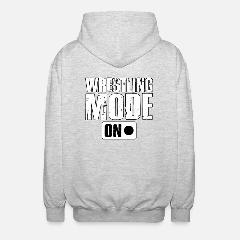 Mode Lutte activé - Veste à capuche unisexe - gris clair chiné