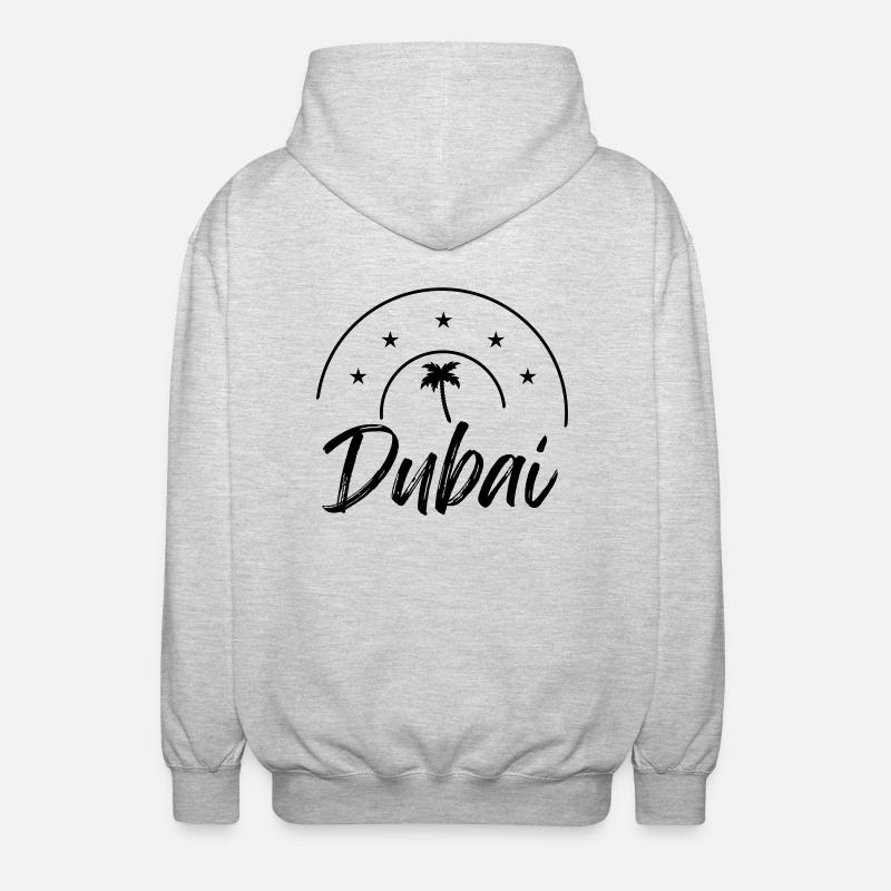 Dubaï - Veste à capuche unisexe - gris clair chiné