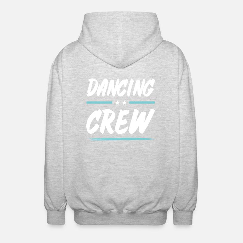 Dancing Crew - Unisex Kapuzenjacke - Hellgrau meliert