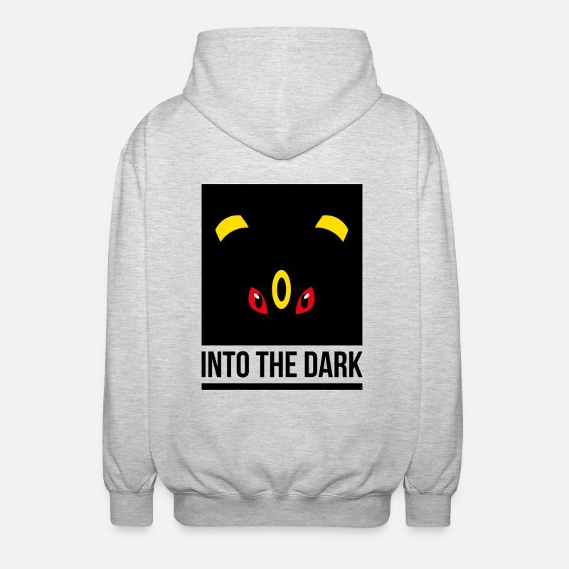 INTO THE DARK - Veste à capuche unisexe - gris clair chiné