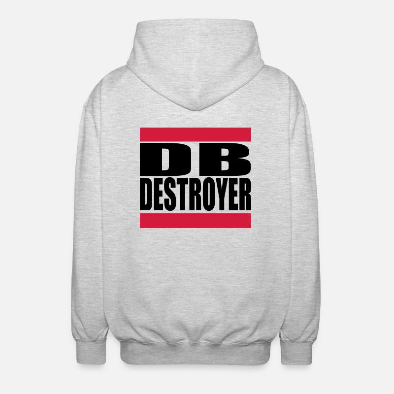 db - Unisex Kapuzenjacke - Hellgrau meliert