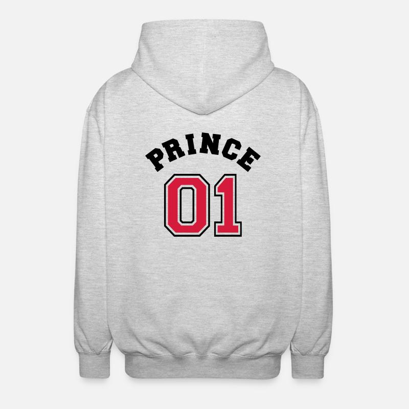 Princess 01 - Veste à capuche unisexe - gris clair chiné