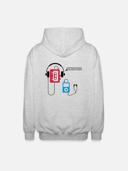 POD 3 - Unisex Hooded Jacket - light heather grey