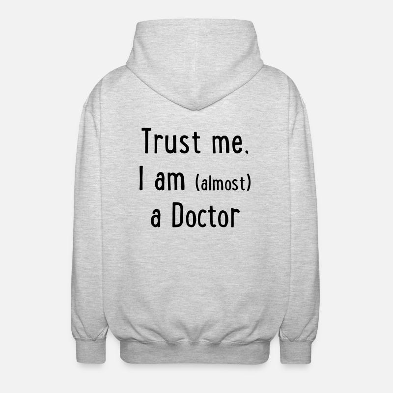 Médecin - Veste à capuche unisexe - gris clair chiné