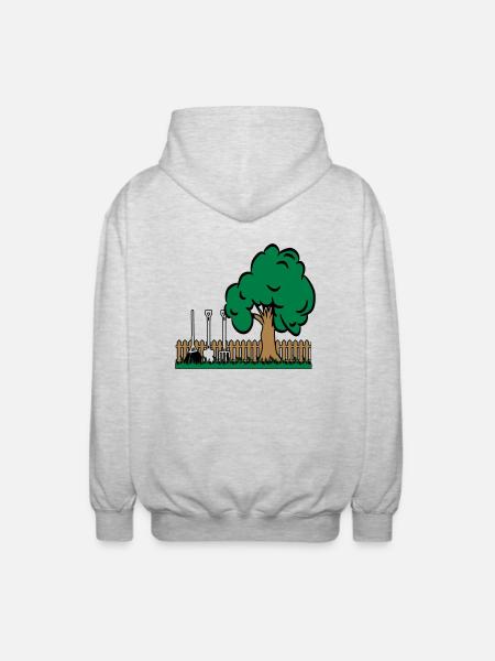 Garden baumgarten tools - Unisex Hooded Jacket - light heather grey