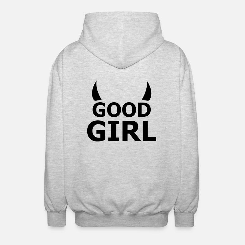good girl - Veste à capuche unisexe - gris clair chiné