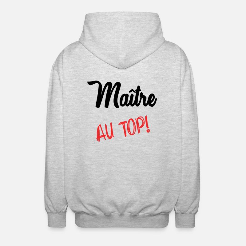 MASTER. MASTER - Unisex Hooded Jacket - light heather grey