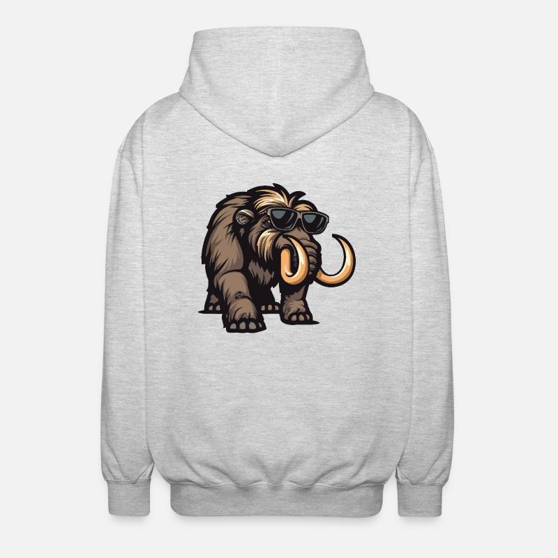 Mammut Cool Comic - Unisex Kapuzenjacke - Hellgrau meliert