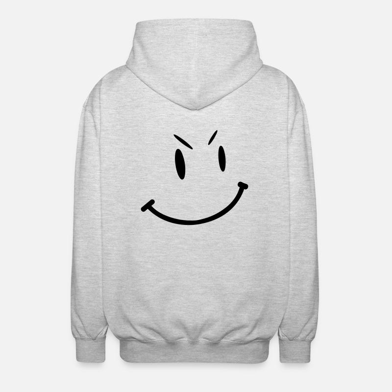 smile1 - Veste à capuche unisexe - gris clair chiné