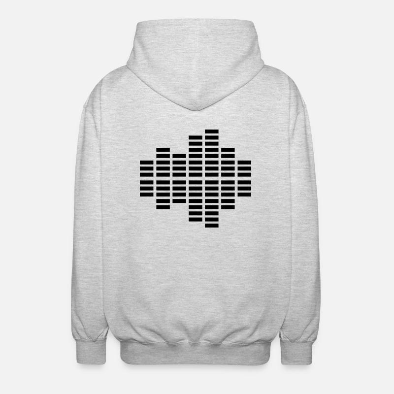 beat - Unisex Kapuzenjacke - Hellgrau meliert