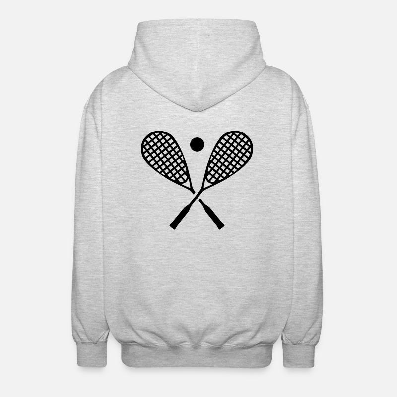 Squash - Veste à capuche unisexe - gris clair chiné