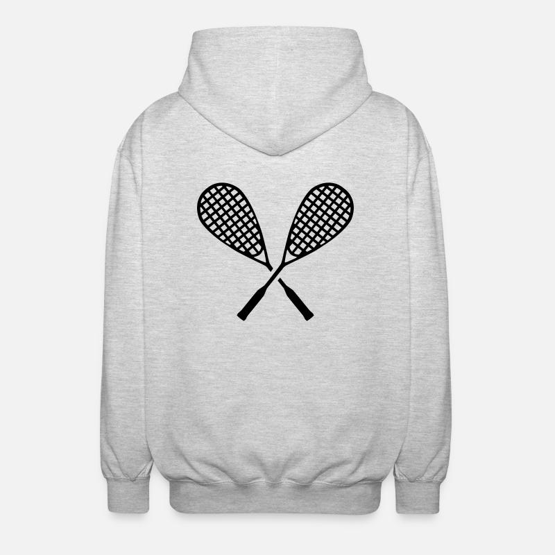 Squash - Veste à capuche unisexe - gris clair chiné