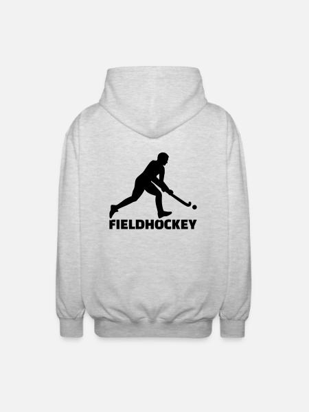 Field hockey - Veste à capuche unisexe - gris clair chiné