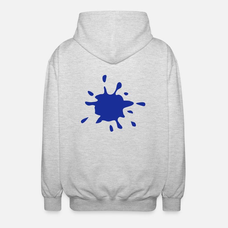 Art - stain, blob (super cheap!) - Veste à capuche unisexe - gris clair chiné