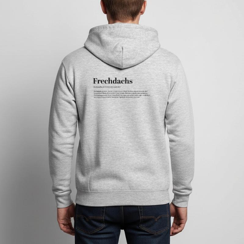 Frechdachs Définition Nom d’animal coquin lâche Veste à capuche unisexe