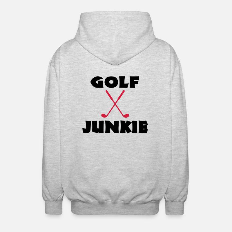 golf - Veste à capuche unisexe - gris clair chiné