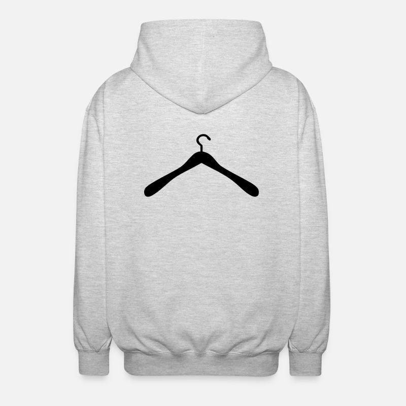 Cintre - Veste à capuche unisexe - gris clair chiné