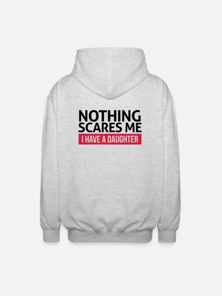 dad - Unisex Hooded Jacket - light heather grey