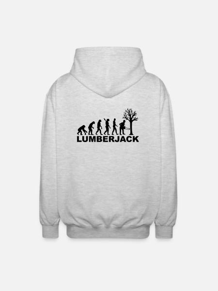 Lumberjack - Unisex Hooded Jacket - light heather grey