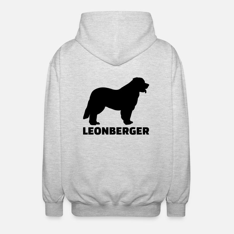 Leonberger - Unisex Kapuzenjacke - Hellgrau meliert