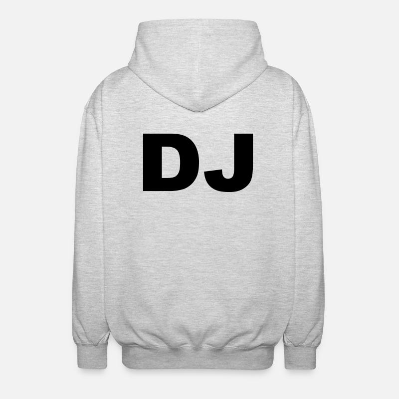 DJ - Veste à capuche unisexe - gris clair chiné